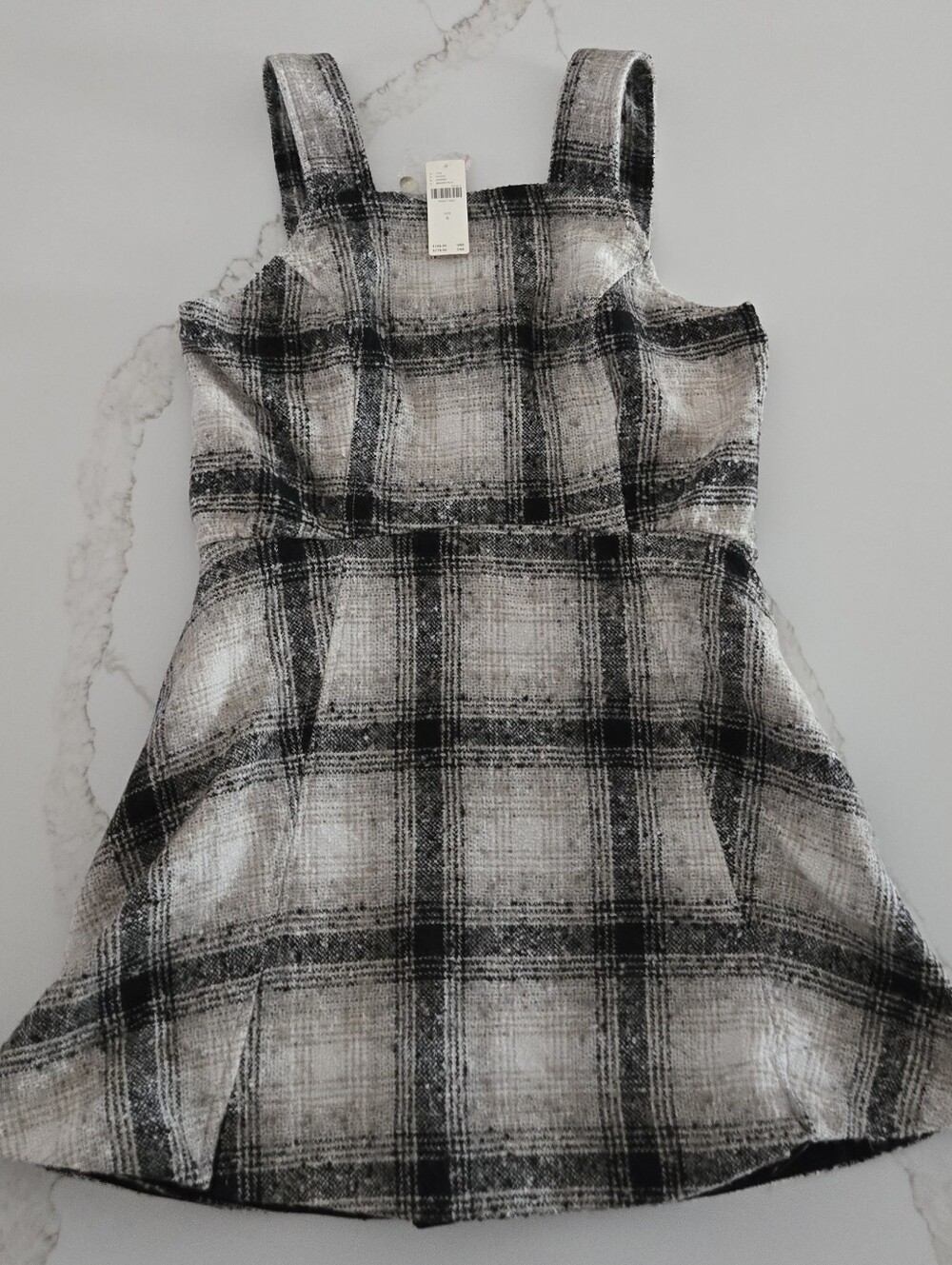 NWT Anthropologie Plaid Romper